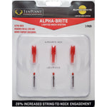 Tenpoint Alpha Brite Lighted Nock Kit .297 Red 3 Pk.