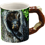 Wild Wings Sculpted Mug Cubby Hole- Black Bear