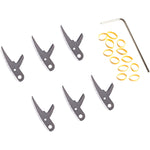 Swhacker Levi Morgan Series Replacement Blades 2 In. Blade 100 Gr. 6 Pk.