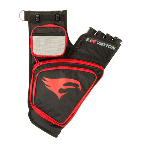 Elevation Transition Hip Quiver Black-red Rh