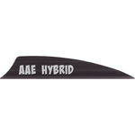 Aae Hybrid 1.85 Vanes Black 1.85 In. Shield Cut 100 Pk.