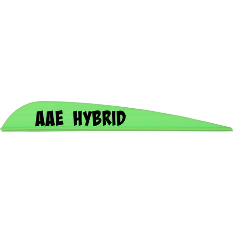 Aae Hybrid 40 Vanes Bright Green 3.8 In. 100 Pk.