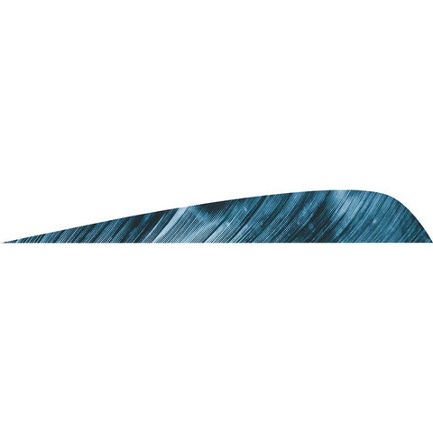 Gateway Parabolic Feathers Tre Blue 4 In. Rw 50 Pk.