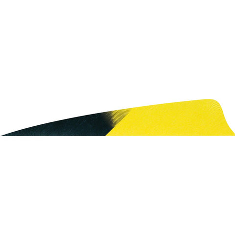 Gateway Shield Cut Feathers Kuru Flo Yellow 4 In. Rw 50 Pk.