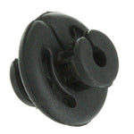 October Mountain Quick Crimp Kisser Button Black 1pk.