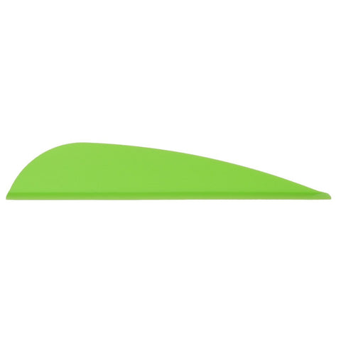 Aae Elite Plastifletch Vanes Bright Green 2.875 In. 100pk.