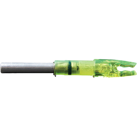 Lumenok Lighted Nocks Green H 1 Pk.