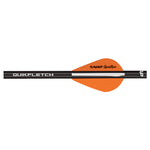 Nap Quikfletch W-quikspin Vanes Black Tube White-orange 6 Pk.