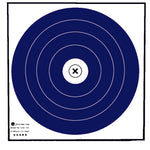 Maple Leaf Target Face Nfaa Indoor Blue-white 40 Cm. 100 Pk.