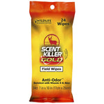 Wildlife Research Scent Killer Field Wipes Gold 24 Pk.