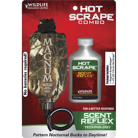 Wildlife Research Hot Scrape Synthetic Scent Dripper Combo 4 Oz.