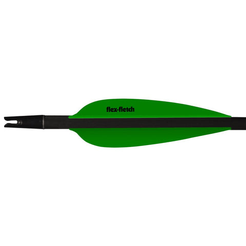 Flex Fletch Ffp Shield Cut Vanes Flo Green 3.6 In. 39 Pk.