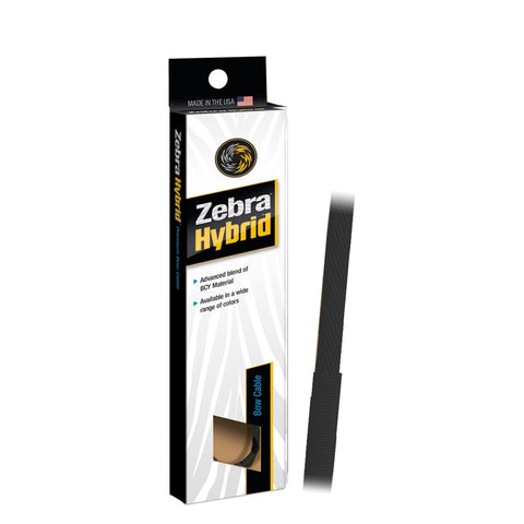 Zebra Hybrid Split Cable Black 32 3-8 In.