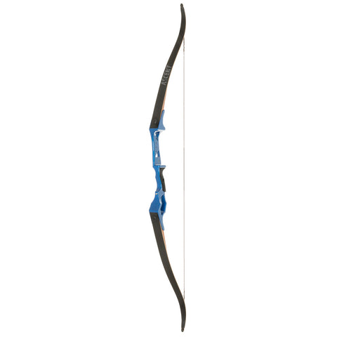 October Mountain Ascent Recurve Bow Blue 58 In. 50 Lbs. Rh